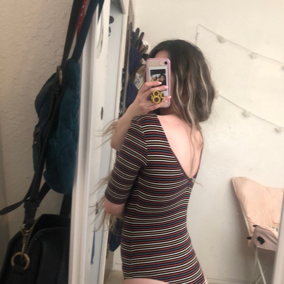 Retro Volcom striped body suit size XS 🐯 - Picture 2 of 8